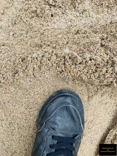 песок средней фракции