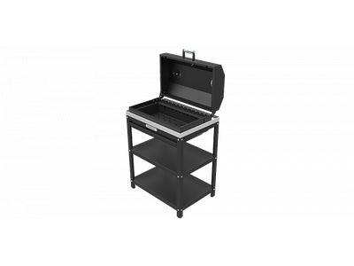 Стол-гриль с решёткой из нержавеющей стали