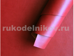 искусственная кожа Vivella (Италия), цвет-темно-красный 4718, размер-70х33 см