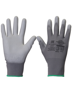Перчатки Safeprotect НейпПол-С (нейлон+полиуретан, серый)