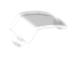 Technic, Panel Curved 3 x 5 x 3, Trans-Clear (24116 / 6133686 / 6329052)