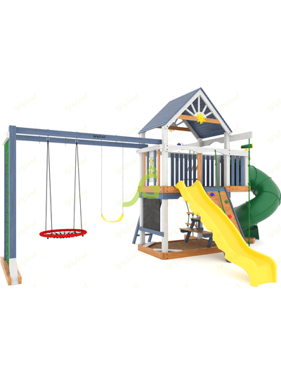 Детская площадка IgraGrad Шато с трубой (Дерево) мод.1