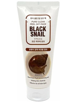 Маска-пленка очищающая Jigott Face с экстрактом слизи черной улитки