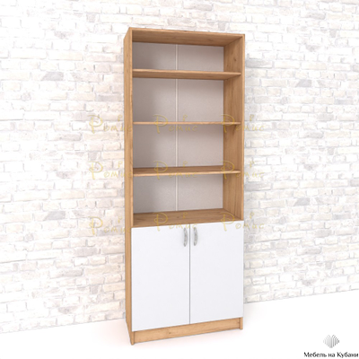 Дуб золотой / Белый тисненый