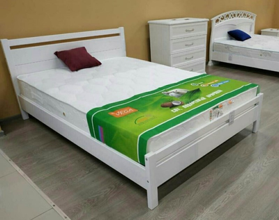 Кровать Вероника 1 белый античный  (Браво)