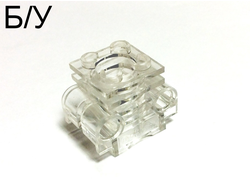 ! Б/У - Technic Engine Cylinder with Side Slots, Trans-Clear (2850a / 4109610) - Б/У