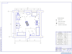 Планировка электротехнического участка АТП на Авточертеж.ру