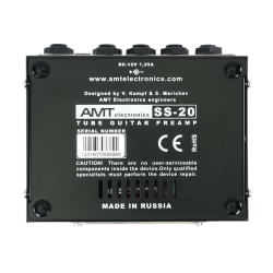AMT SS-20 - трёхканальный ламповый гитарный предусилитель [БП в комплекте!]