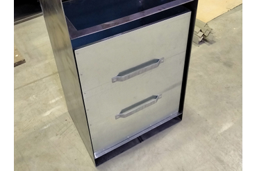 Заготовка урны уличной с оцинкованным контейнером   