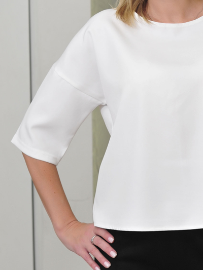 Блузка Арт: 694-1023-белый