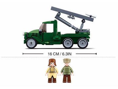 Слубан военный конструктор автомобиль Катюша