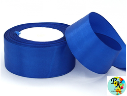 ЛЕНТА АТЛАСНАЯ СИНЯЯ, 5 см