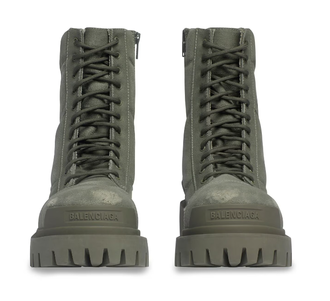 Balenciaga Combat Strike Cotton Canvas Green