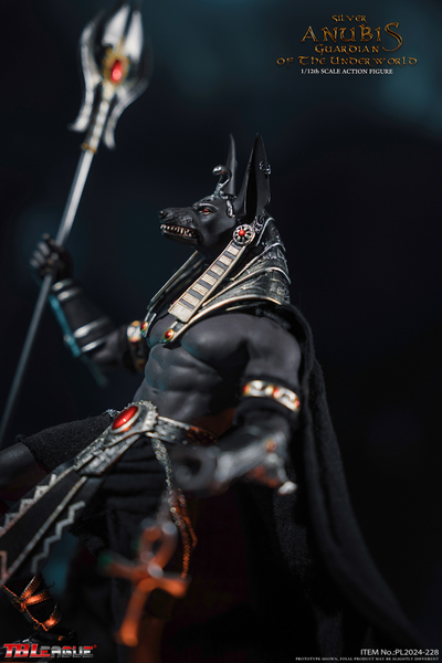 Анубис в серебряном - Коллекционная фигурка 1/12 SCALE Anubis, God of the Underworld, Silver (PL2024-228) - TBLeague