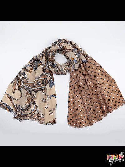 3500-3 Шарф жен. 100%шерсть 70х182 Fabretti