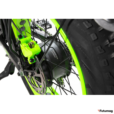 Электровелосипед Syccyba H2 (F11) DUAL 23AH зеленый