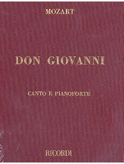 Mozart. Don Giovanni Klavierauszug (it) gebunden