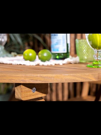 Стол из акации Oxford 90 см складной