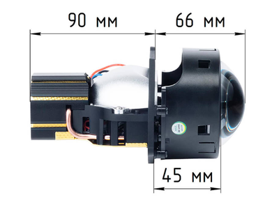 Билед модули Aozoom A21 2025 3.0 дюйма, 2 чипа, 5500K, 12V, 65W/73W, крепление 3R (комплект, 2шт)