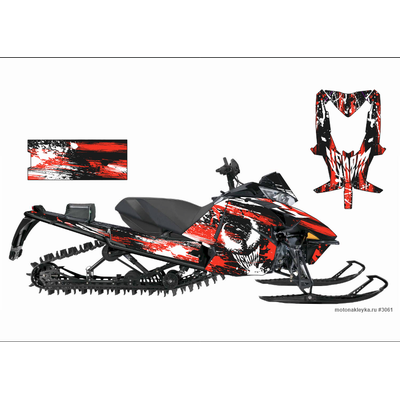 Arctic cat sno pro 153 2012-15 год №3061 черный (модификация 2)