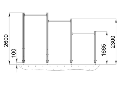 Спортивный уличный комплекс Start Line FITNESS Модель 12 купить в Воронеже