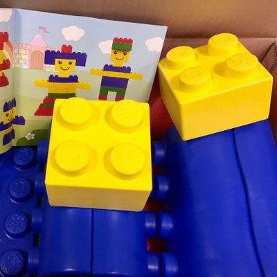 Конструктор из крупных мягких блоков WISE (42 детали)