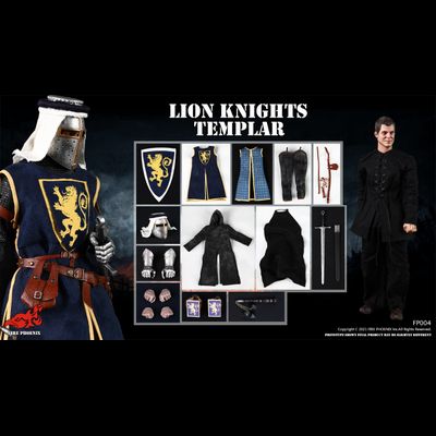 Рыцарь-крестоносец - Коллекционная ФИГУРКА 1/6 LION KNIGHT TEMPLAR (FP004) - FIRE PHOENIX