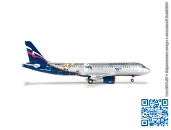 Масштабные модели самолета Sochi-2014 с талисманами