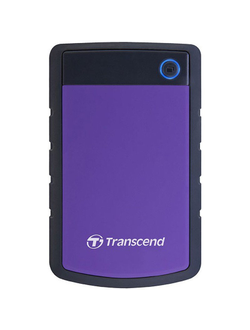 Портативный HDD Transcend StoreJet 25H3 2Tb 2.5, USB 3.0, фиолетовый, TS2TSJ25H3P