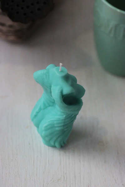 Свеча "Эльза" Бирюза