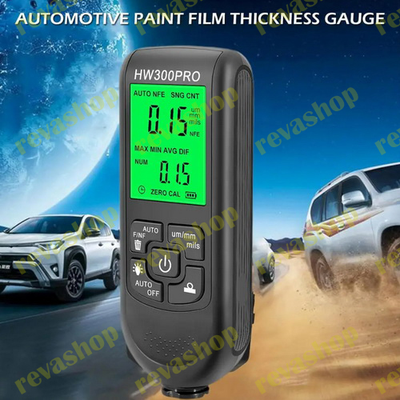 Толщиномер для ЛКП, HW300PRO, толщиномер ЛКП HW300PRO, инструмент для измерения толщины ЛКП, автомоб