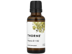 Thorne Vitamin D+K2 - Витамин Д + К2