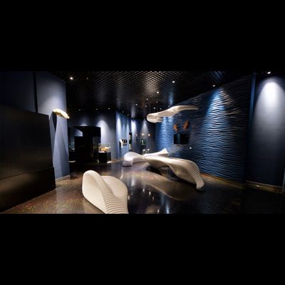 Гипсовая панель SILK (Волна) + LED артикул D-0002