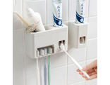 Honana Настенный автоматический дозатор зубной пасты с держателем для зубных щеток