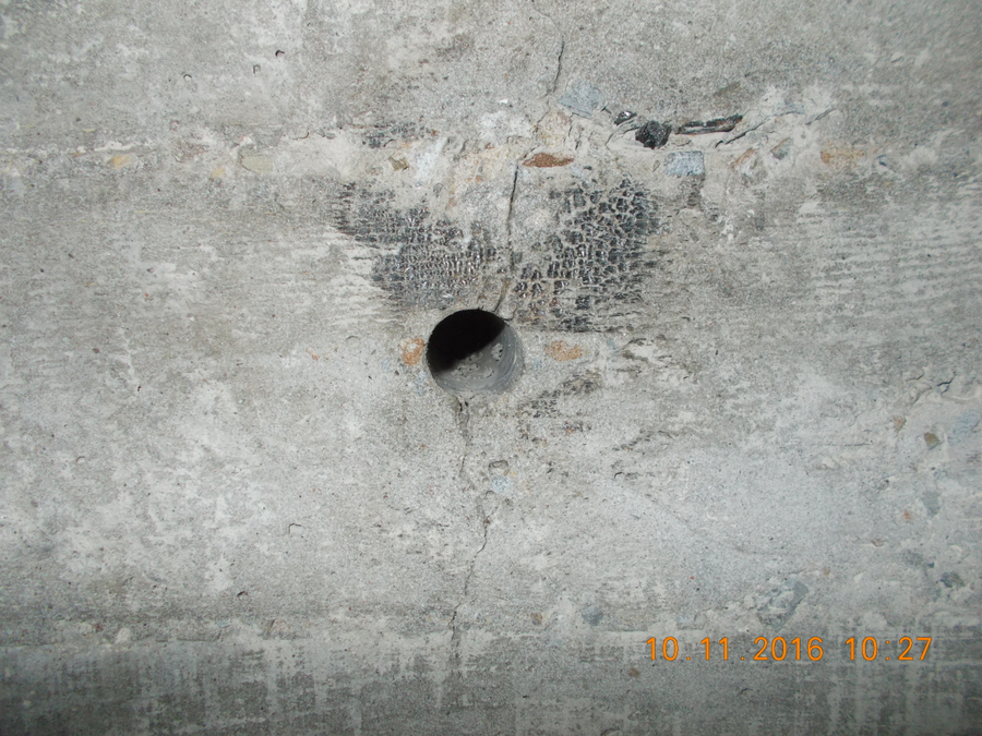 герметизация отверстий в бетоне