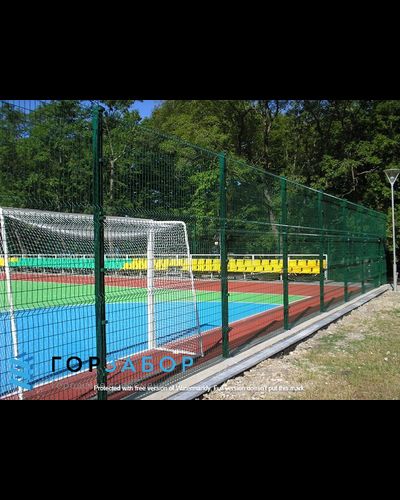 Монтаж 3D забора под ключ с бетонированием столбов