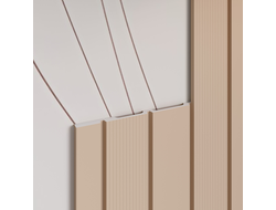 Молдинг Cosca MF001, гладкий, под покраску, экополимер, 2,8 метра