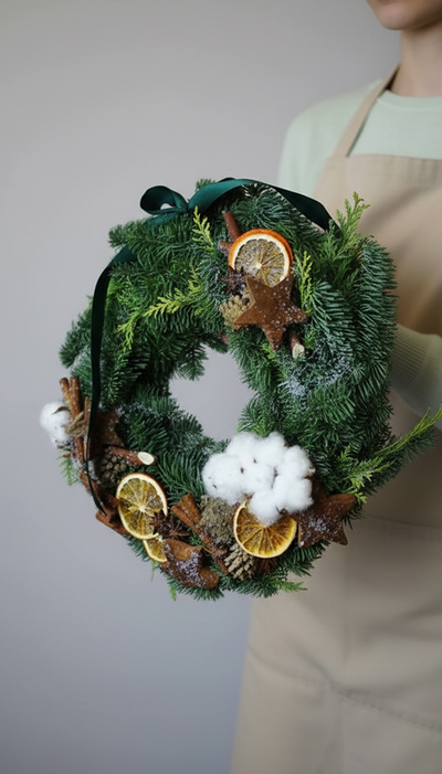 Венок новогодний № 1122