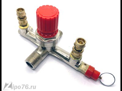 Редуктор для компрессора воздушного давления с клапанами