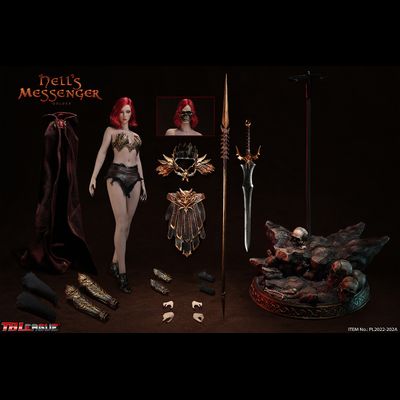 Адская вестница в золотом - КОЛЛЕКЦИОННАЯ ФИГУРКА 1/6 Hell's Messenger Golden (PL2022-202A) - TBLeague