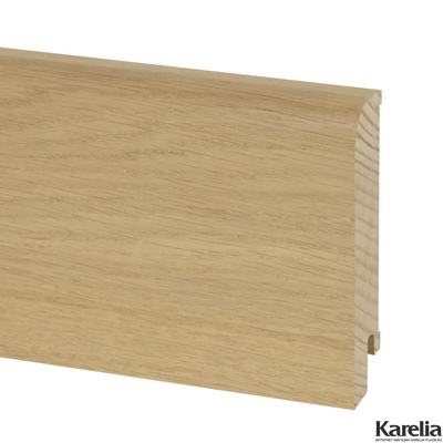 Плинтус напольный Pedross R9 Дуб Белёный шпон 80х18х2500