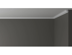 Потолочный плинтус DECOR-DIZAYN DD38, из дюрополимера, под покраску, ударопрочный
