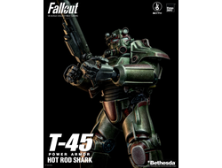 Силовая броня Т-45 (серия Fallout) - Коллекционная фигурка 1/6 Fallout T-45 Hot Rod Shark Power Armor (3Z07740W0) - Threezero