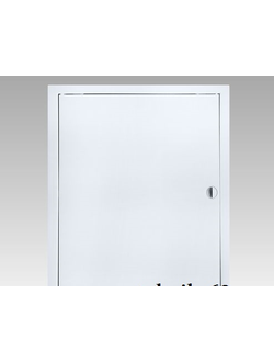 Люк - дверца ревизионная пластик с ручкой и фланцем АБС размеры в описании