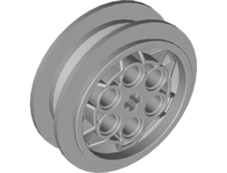 Wheel 43.2mm D. x 18mm - Flush Axle Stem, Light Bluish Gray (86652 / 4551421)