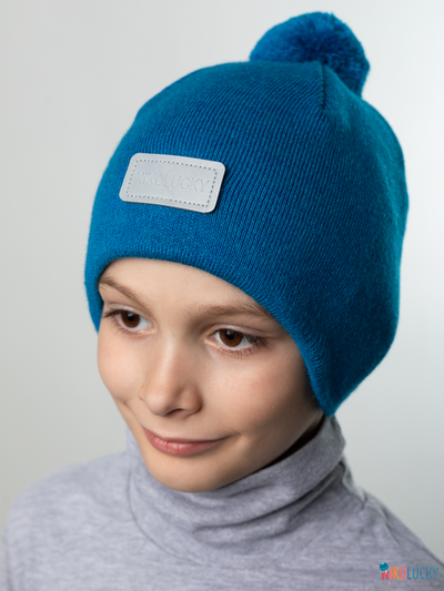 Шапка 24201-02 х/б подклад, морской 52-54