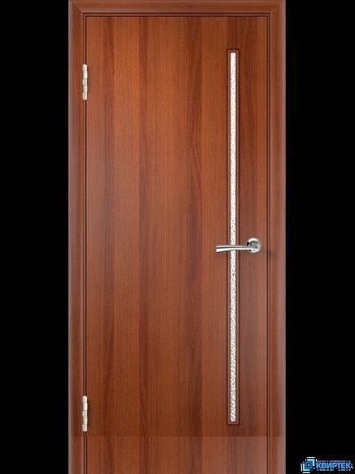 Дверь межкомнатная остеклённая ПВХ ДО-50 с багетом купить в Челябинске | КВИРТЕК