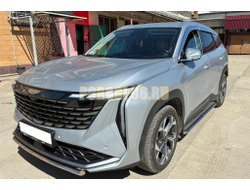 Защита заднего бампера Папа Тюнинг d42 для Geely Atlas 2023-