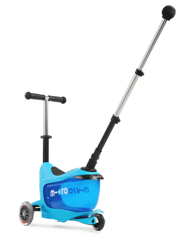 Самокат MICRO Mini 2Go Deluxe Plus голубой