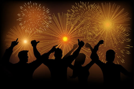 Салют на корпоратив